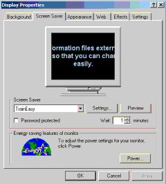 Setting the Screen Saver Delay Time